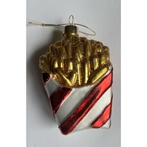 Glass French Fries Potatoes Christmas Ornament Fast Food McDonald’s